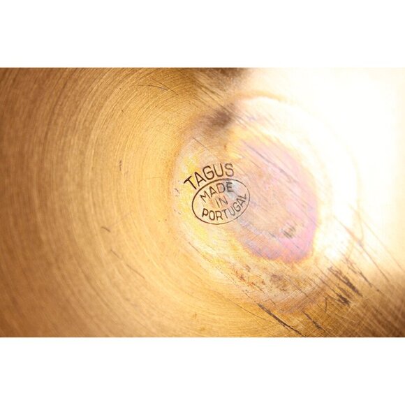 Vintage Tagus copperware pan, country kitchen cookware chafing dish, copper food - Picture 6 of 10